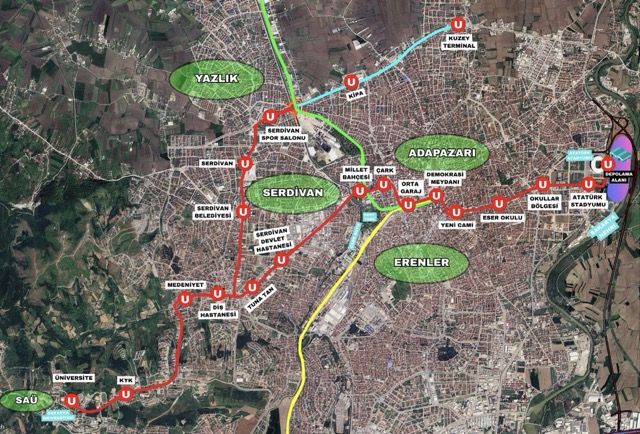 Sakarya'da Tramvay Projesi için ÇED süreci olumlu tamamlandı
